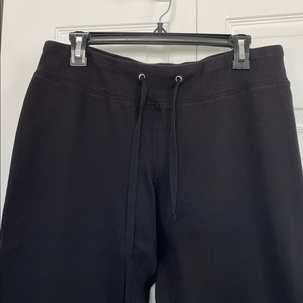 Tek Gear L Black bootcut sweatpants/yoga pants drawstring waist no pockets Y2K